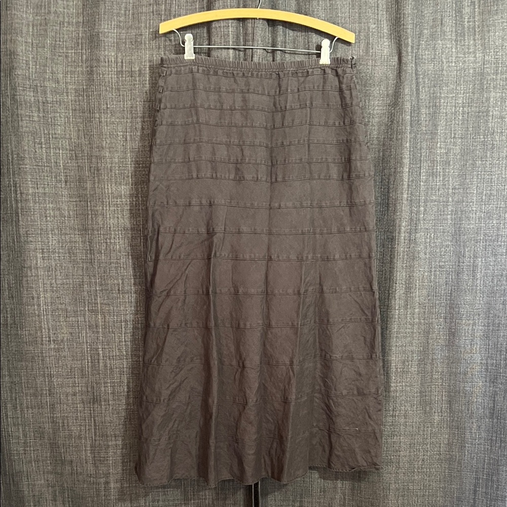 Sams fifth avenue linen midi length skirt size large